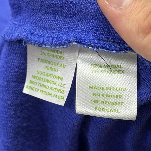 Lilly Pulitzer Luxletic Cassi Popover Womens Blue Size Small Long Sleeve 006207 - Picture 8 of 8